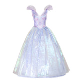 Wicked Glinda lila Kleid Cosplay Outfits für Mottoparty